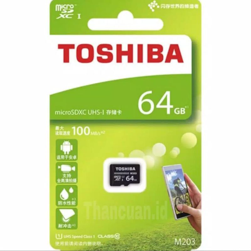 MEMORY TOSHIBA 64GB / MEMORY CARD HP 64GB