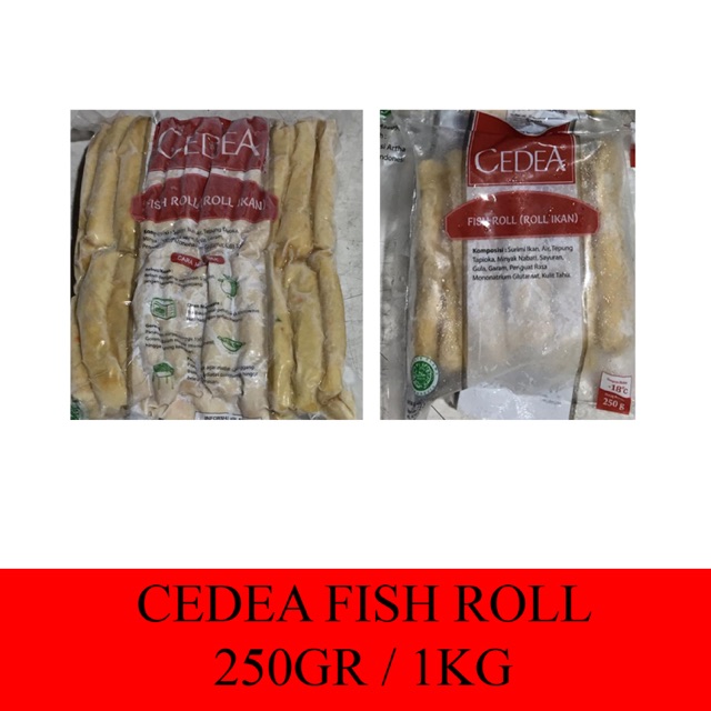 

Fish Roll (Roll Ikan) Cedea 1kg / 250gr / 200gr