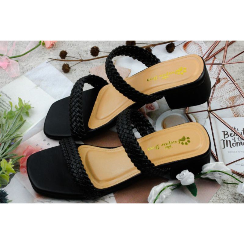 PAWPAWSHOES ELMA Sandal wanita bigsize ukuran jumbo size 41-45