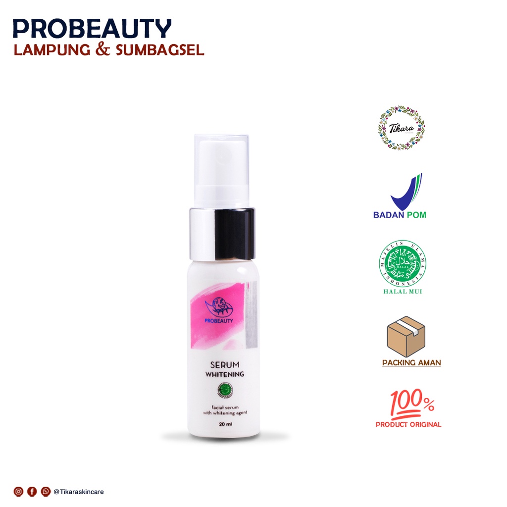 Probeauty Serum whitening - serum wajah - serum pemutih muka - serum kecantikan murah