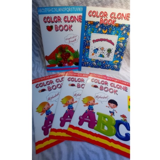 

Buku Gambar / Tracing Alphabet / Color Clone Book