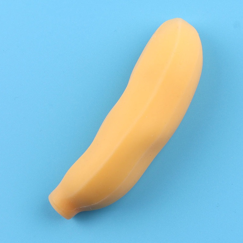 Mary Banana Stress Toys TPR+PVA Melar Mainan Stres Buah Pisang Nikmat Pesta Untuk Anak