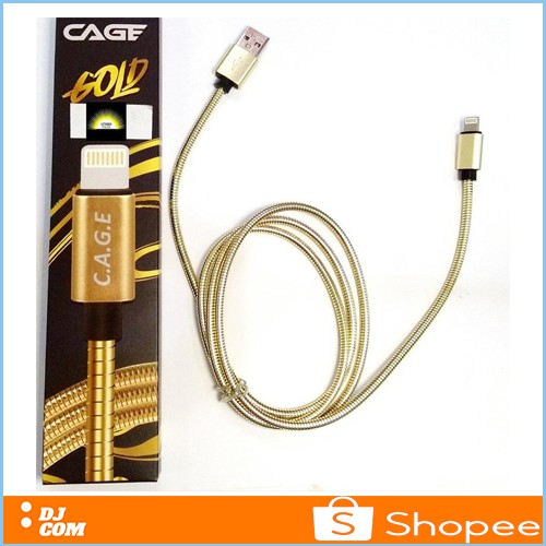 Kabel Data Lighting Charger Iphone CAGE GOLD