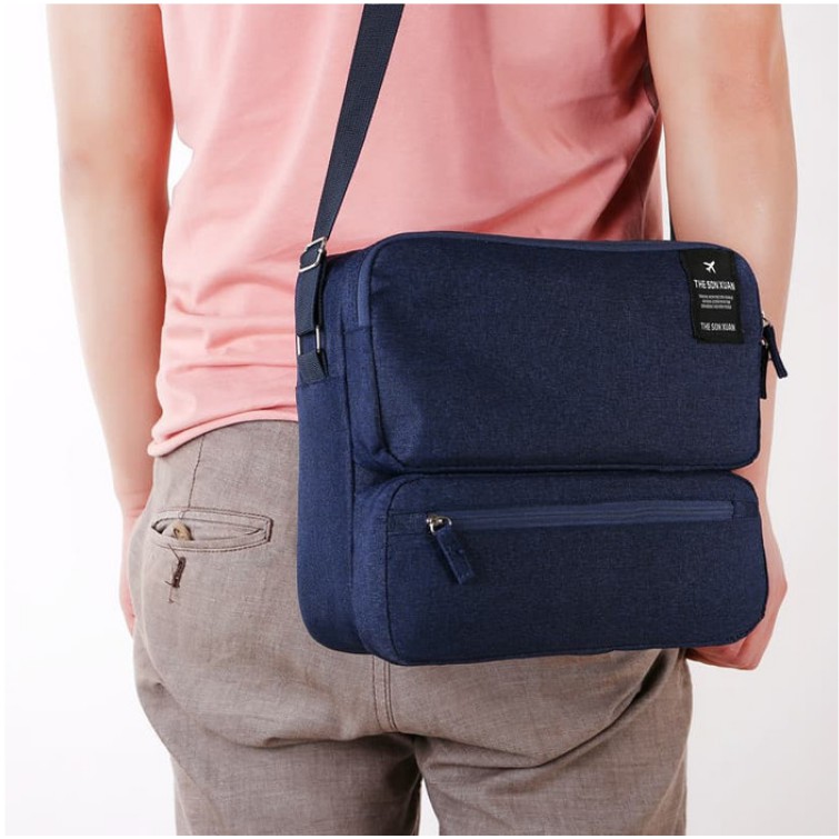 Bag Organizer Travel Bag Tas Slempang Pria Tas Pria Tas Travel Tas Sekat Tas Wanita Tas Kantor 371