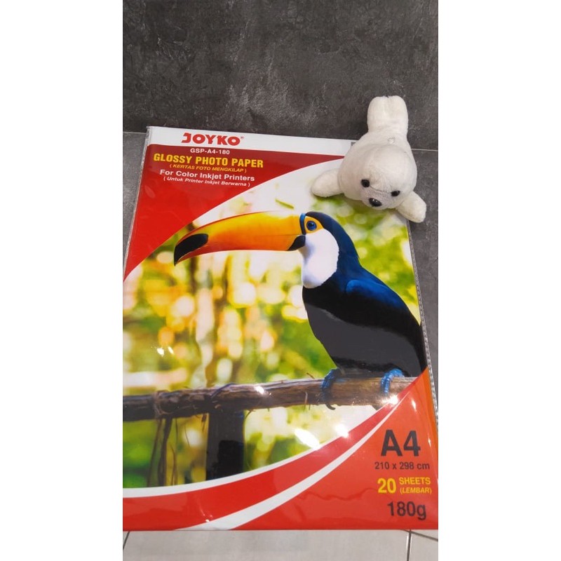 

Glossy Paper / Kertas Foto JOYKO A4 180 Gram