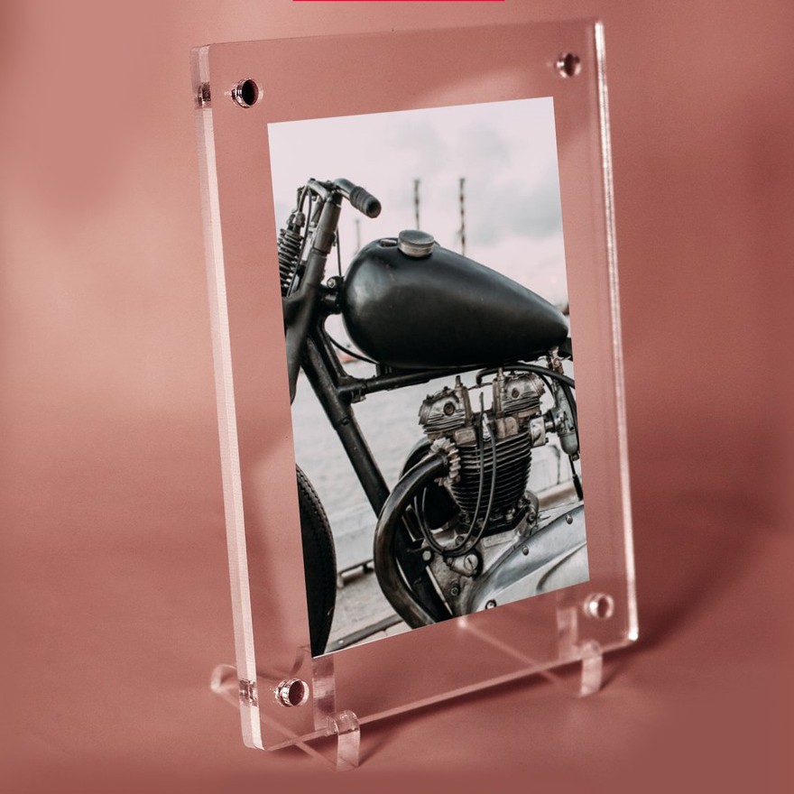 frame acrylic/frame magnet/bingkai acrylic 2R 5mm