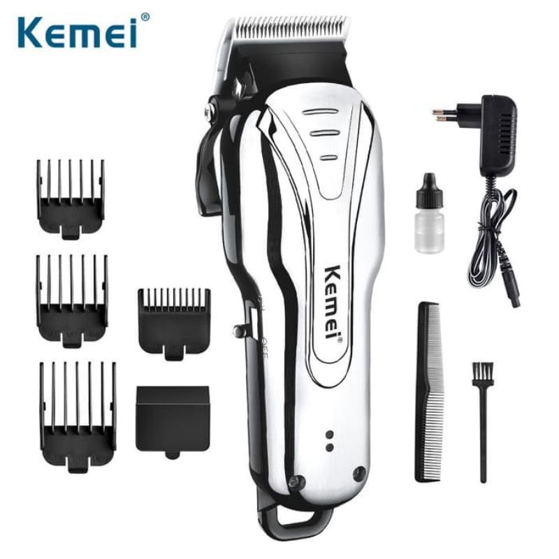 KEMEI 1992 HAIR CLIPPER CHARGER TANPA KABEL ALAT POTONG RAMBUT