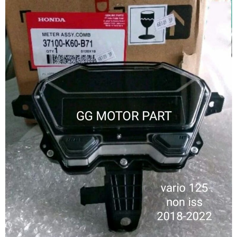 37100K60B71 Speedometer Assy atau meter assy vario 125 Led non iss 2018-2022 asli original honda AHM