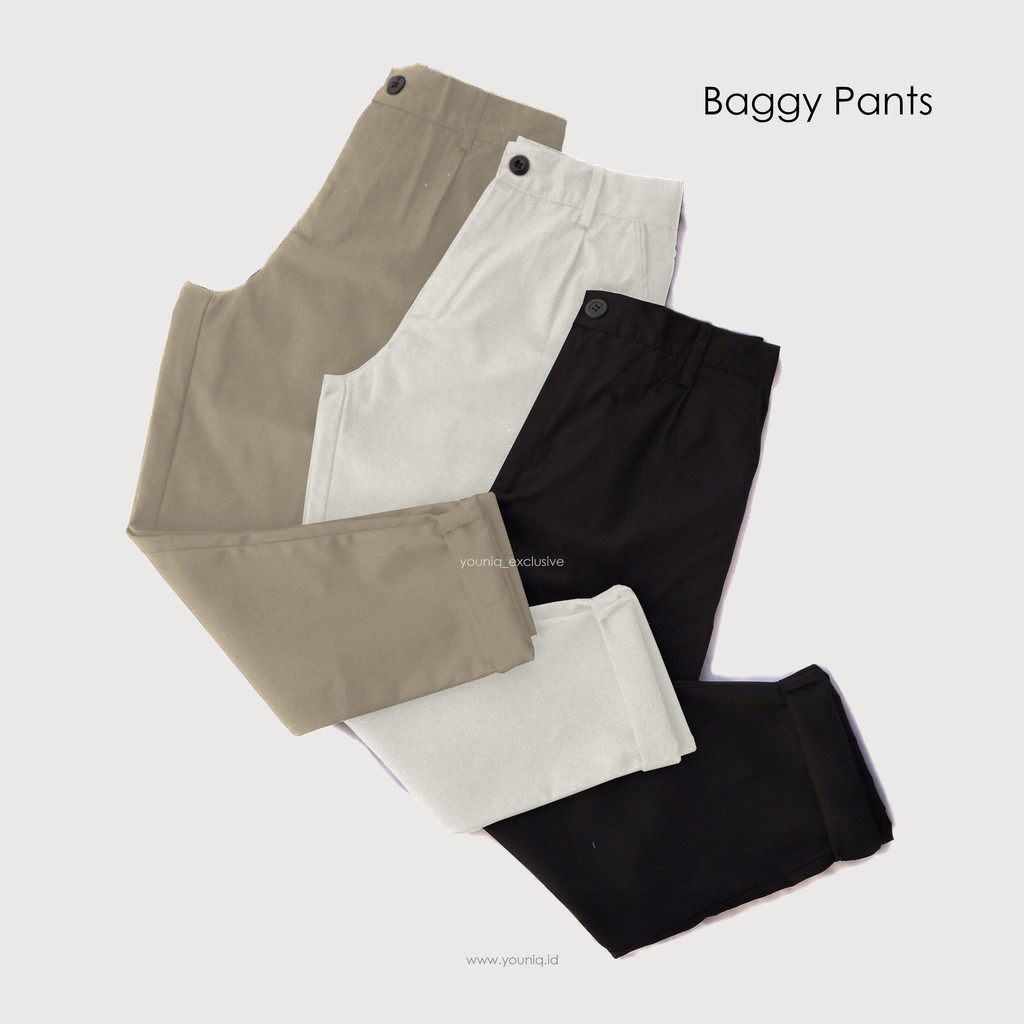 baggy pants wanita / celana baggy pants premium