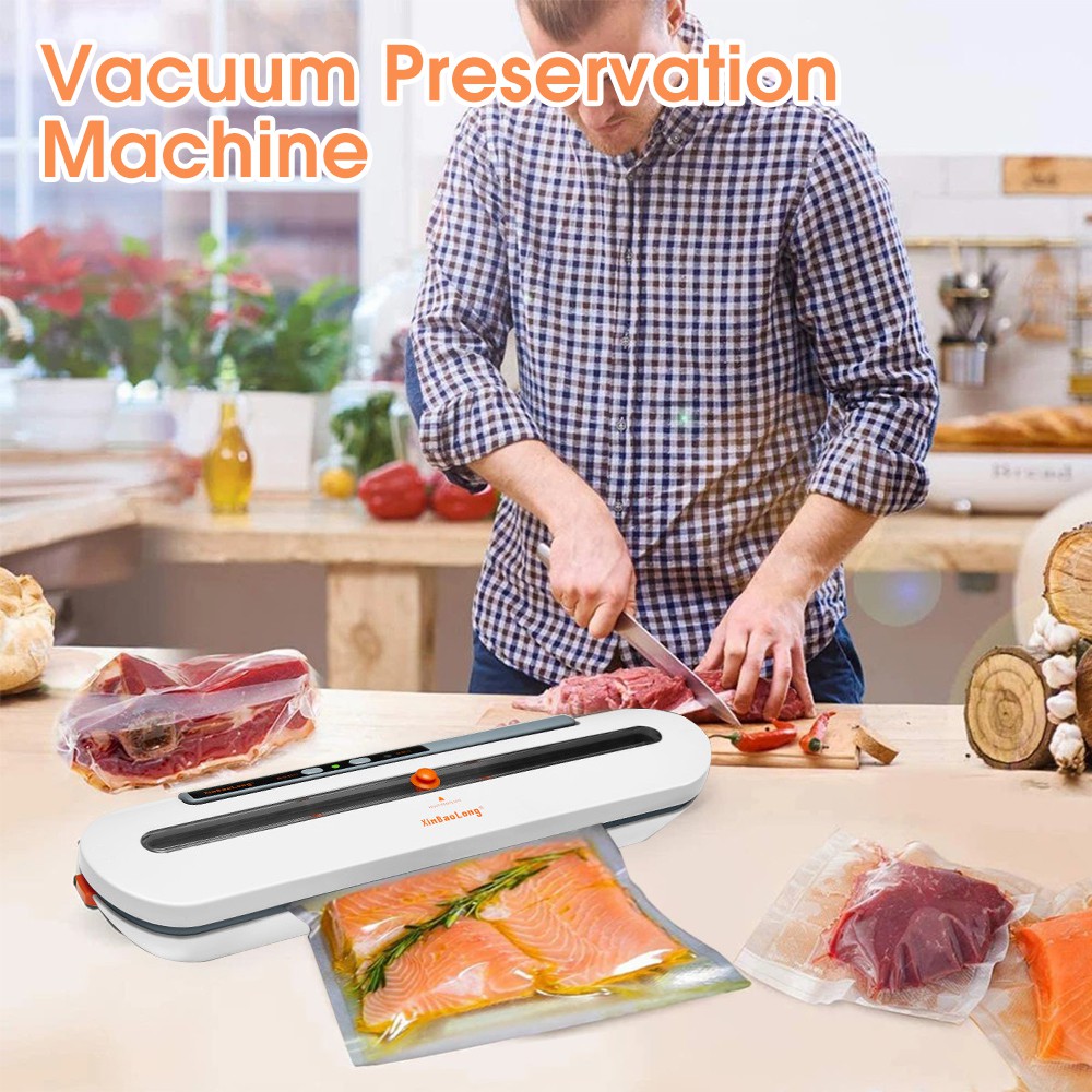 Vacuum Makanan sealer Portable Tetap segar Food Vacuum sealer elektrik Mesin Vakum Makanan 220V 80W