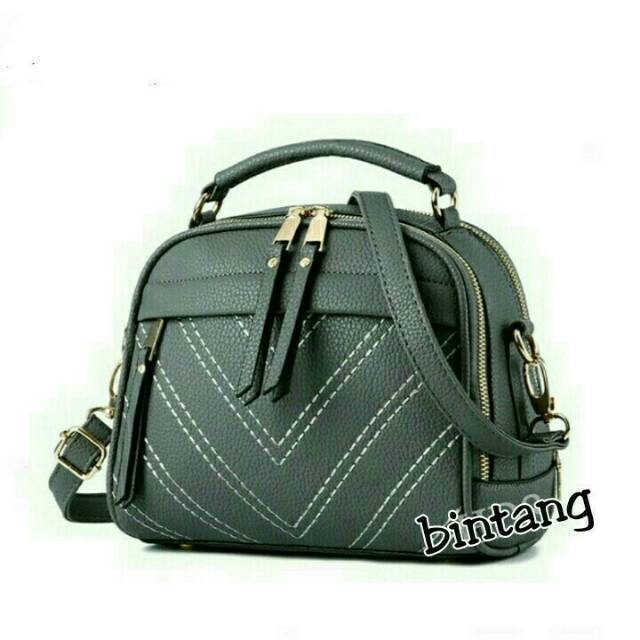 RULLY68_TAS SELEMPANG MILANO FASHION WANITA SLING BAG V STYLE KOREAN KEKINIAN TAS SLEMPANG