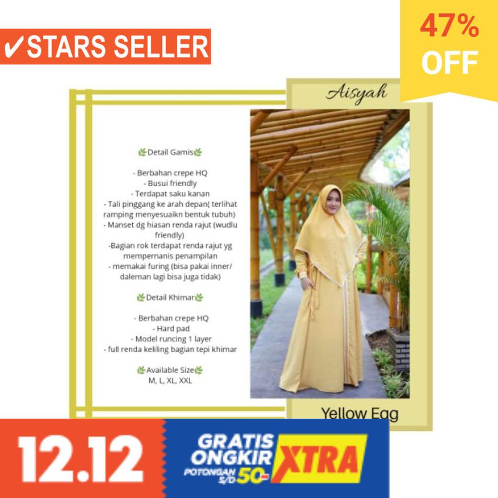 BAJU LEBARAN PAKAIAN MUSLIMAH SYARI BERGO BALOTELI / Gamis aisyah ory by akifa