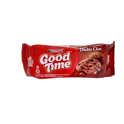 

Good Time Cookies Chocochip Double Choc 72 gr