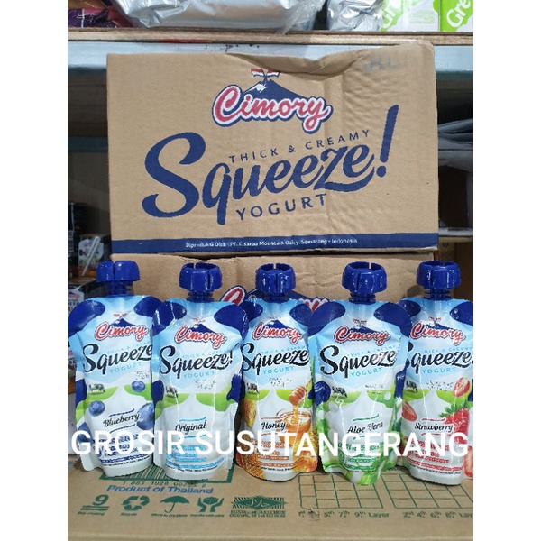 

Cimory Squeeze yogurt 120 ML grosir 1 karton