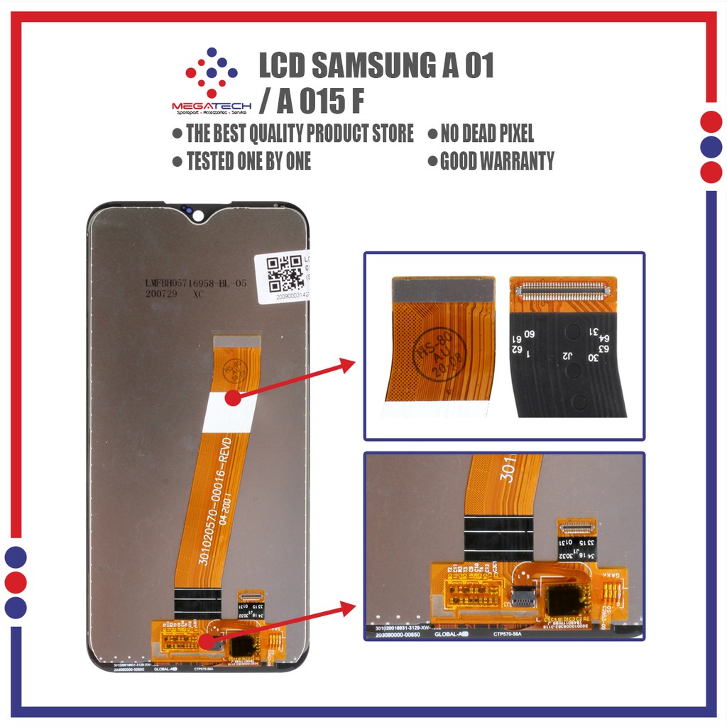 LCD Samsung A01 A015F High Version Fullset Touchscreen - ORI