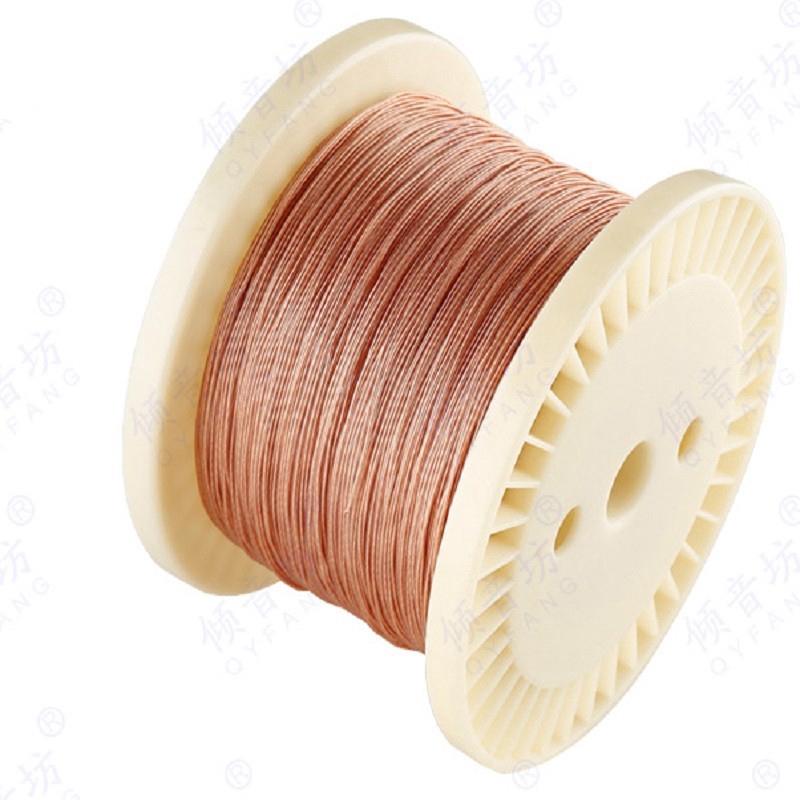 10m Earphone HiFi Stereo Detachable Soft Solder Copper Wire Soft Solder PVC Copper Silve Mixed Wire