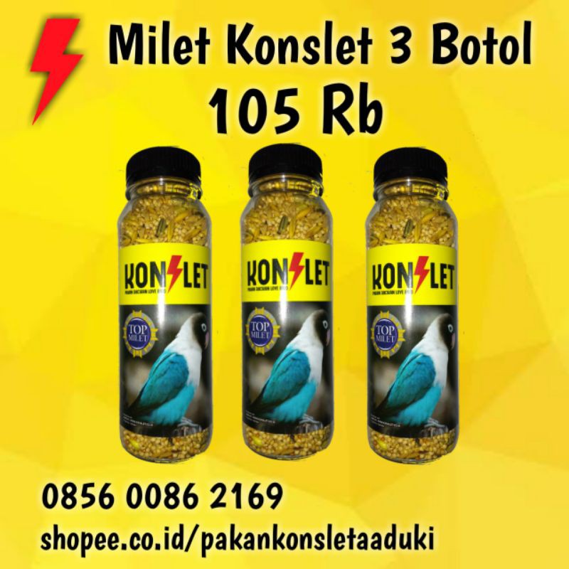 Milet Konslet AA Duki 3 Botol