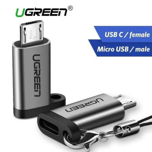 Ugreen Konverter Type C to Micro Ugreen Converter Usb Tipe C Female to Micro Usb Male