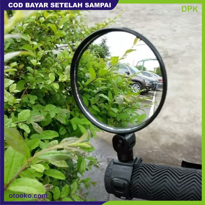 Kaca spion sepeda rotasi 360 adjusable Blind Spot Handle Sepeda 1Pcs