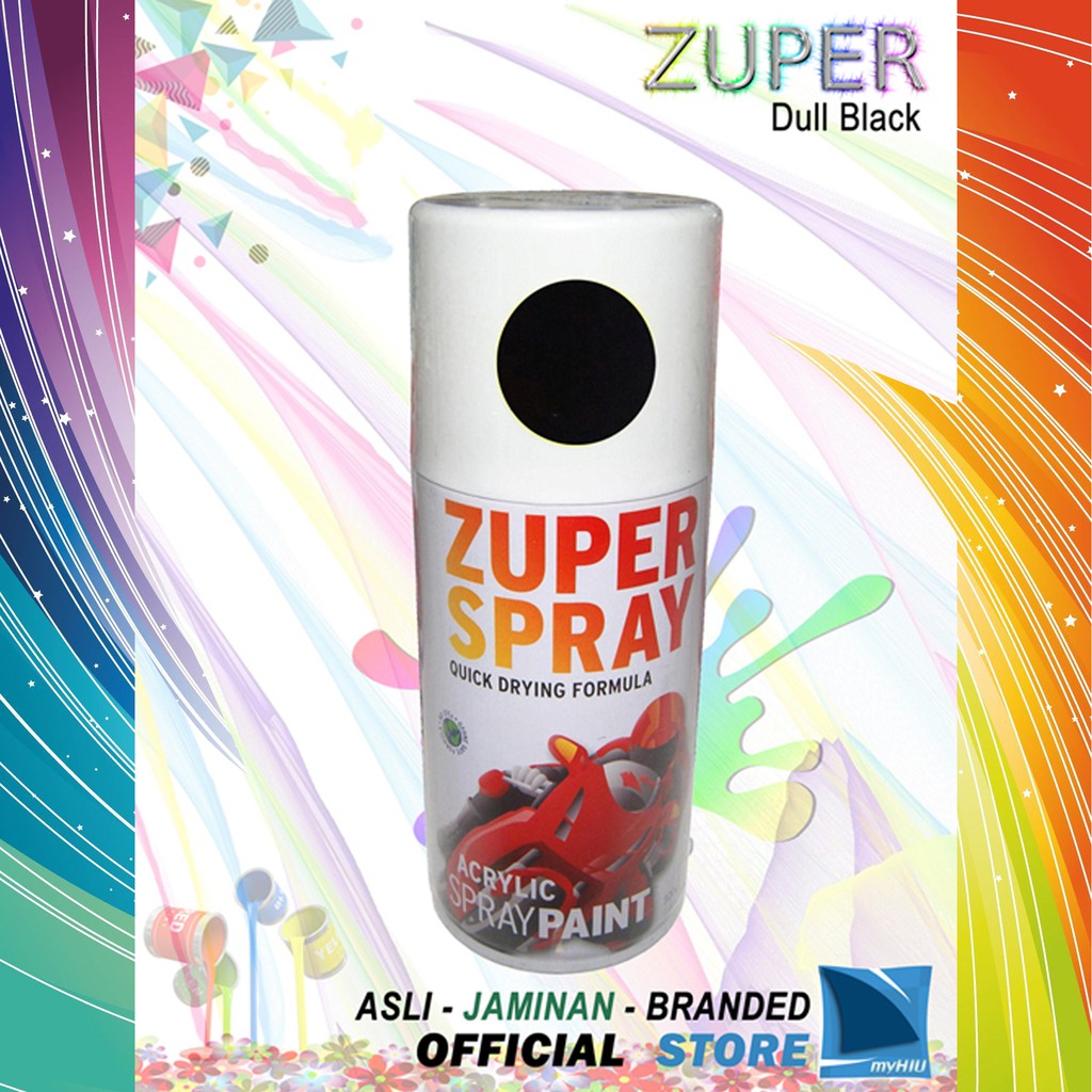 Cat Semprot Warna Hitam Dop Mandul 150 300cc Dull Cat Semprot Warna Hitam Dop Mandul 150 300cc Dull