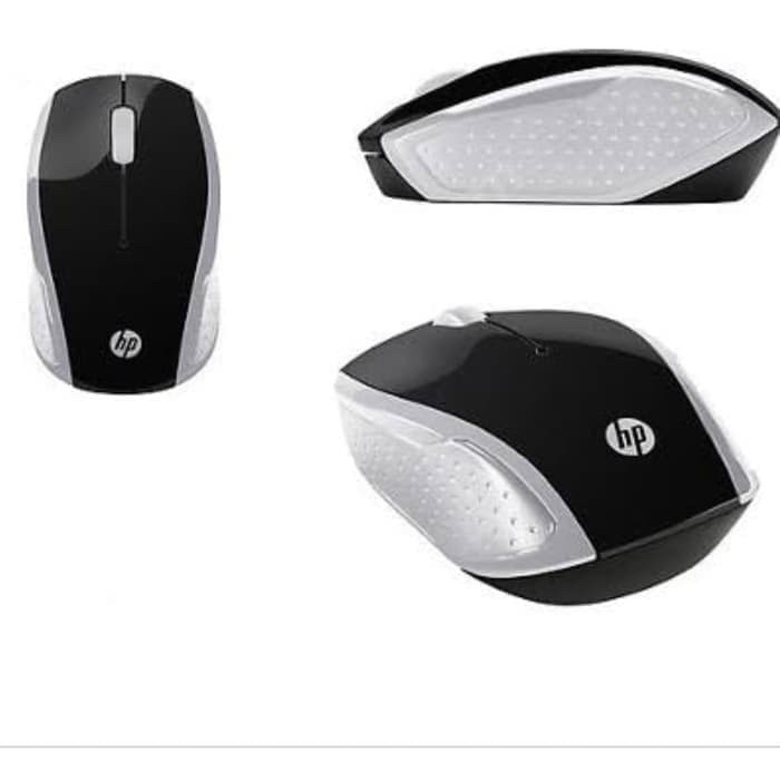 MOUSE WIRELESS HP 200 ORIGINAL 1000 dpi bonus baterai AAA