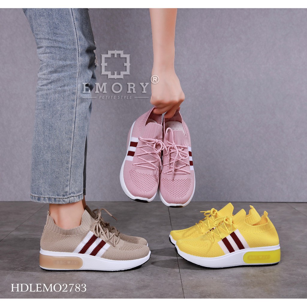 HDLEMO2783 PROMO SEPATU EMORY Flexknit Sneakers ORIGINAL