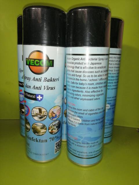 Vecom spray desinfektan anti bakteri dan virus 500 ml