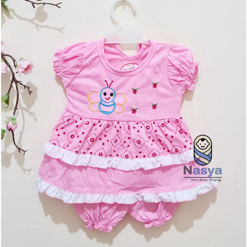 [N-075] Setelan Bayi 0-6 Bulan / Setelan baju bayi perempuan murah