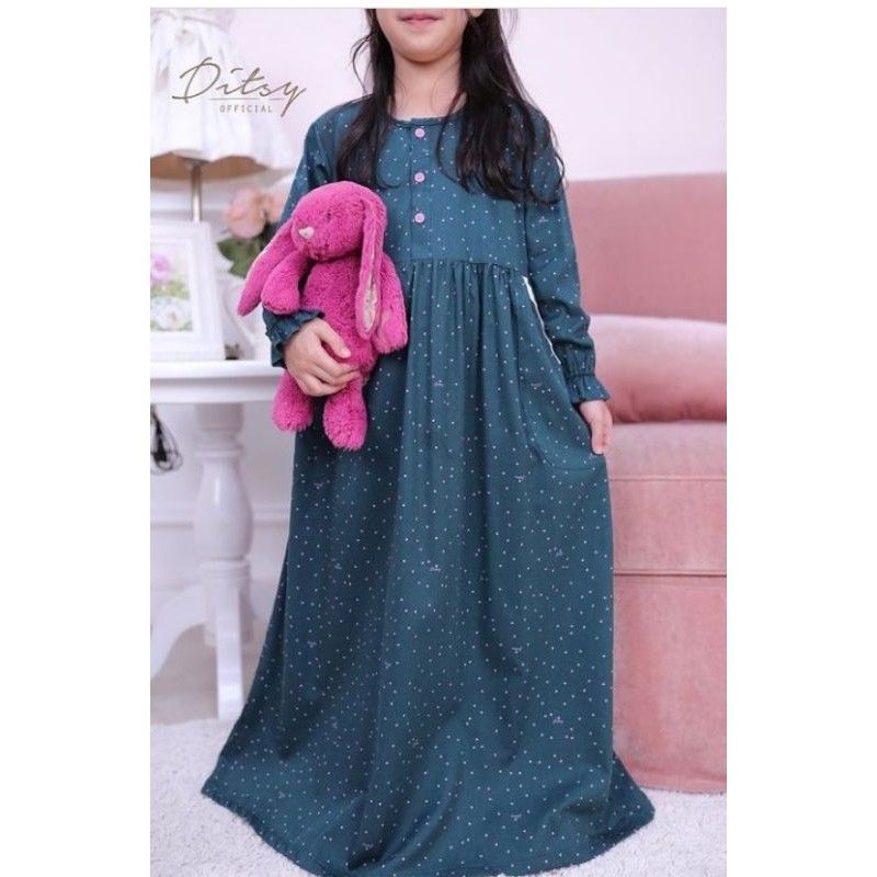 little ditsy punto green sz 6