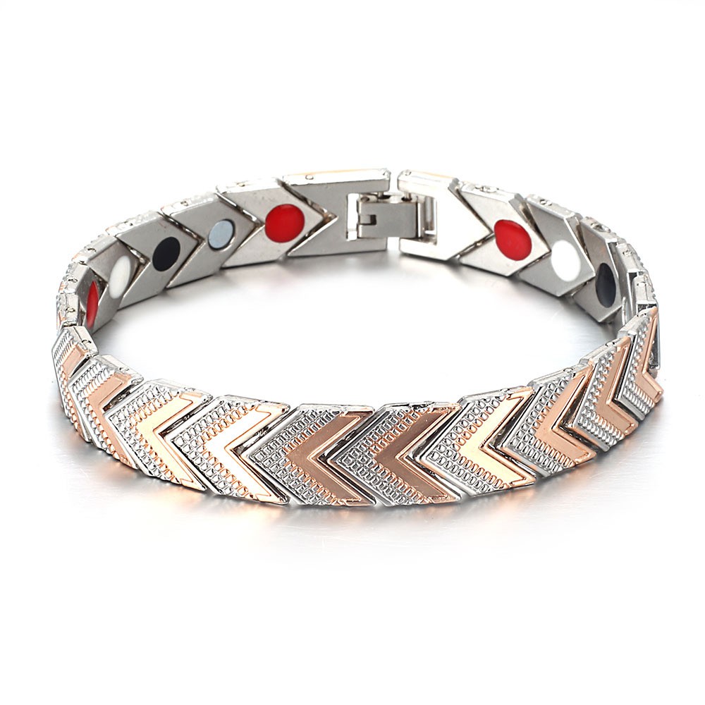 Gelang Titanium Bangle Polos Bukaan Rose Gold - BB512