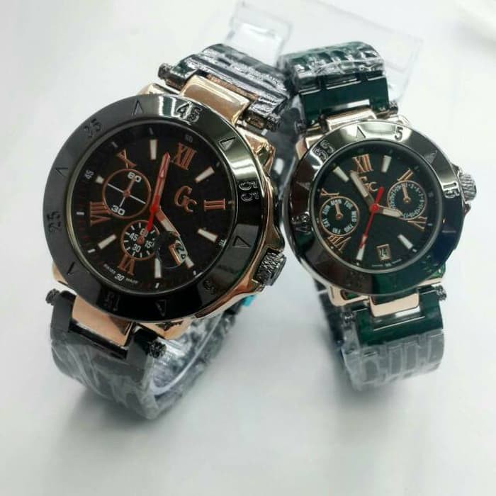 Limited jam tangan couple GC Terkini