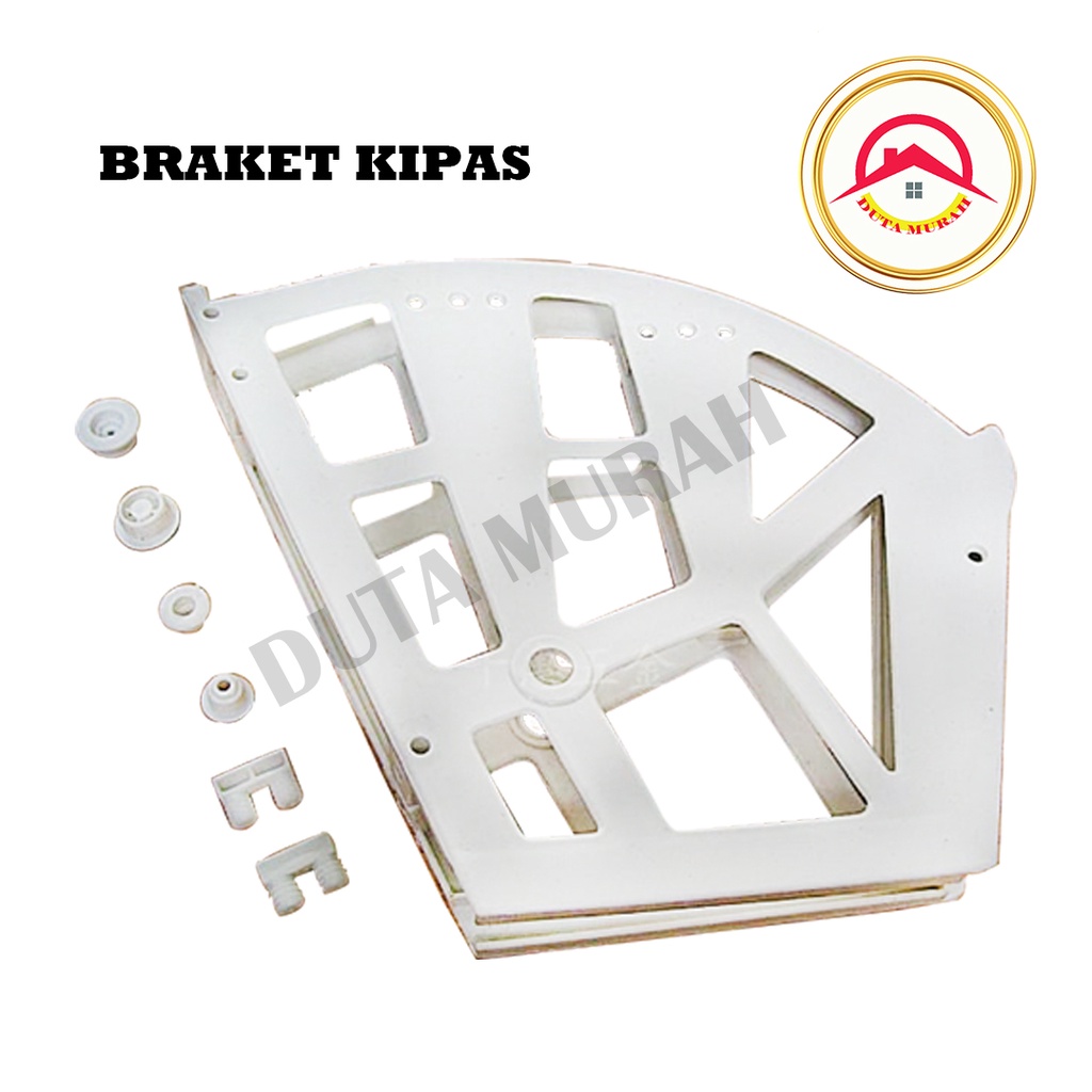 Rak Sepatu Kipas / Braket Rak Sepatu Lipat / Rak Sepatu Putar / Bracket Fitting Lipat, Isi 2 pcs