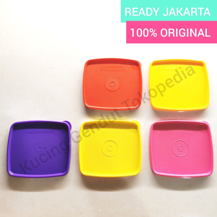 Promo  Seal Square Round Tutup Kotak Makan Lama  Tupperware Original Terbatas