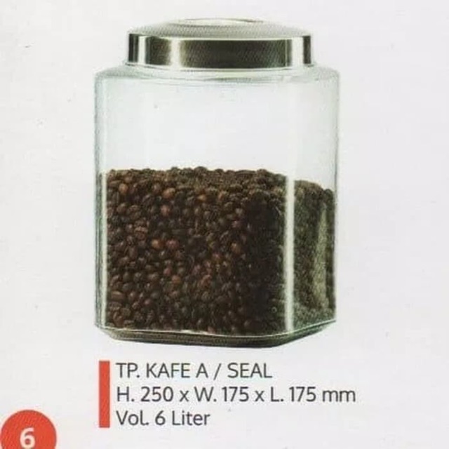 Toples kaca dlx cafe A / B ( 6ltr / 9ltr / 11,5ltr )