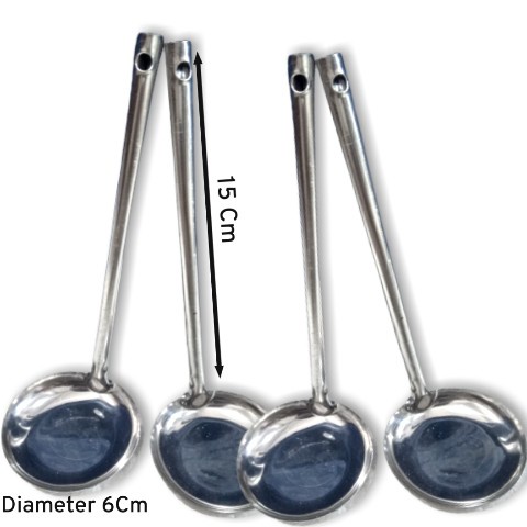 IRUS STAINLESS KECIL / SENDOK SAYUR / SENDOK TAKAR IRUS ANTI KARAT IRUS DAWET IRUS KOLAK TERLARIS