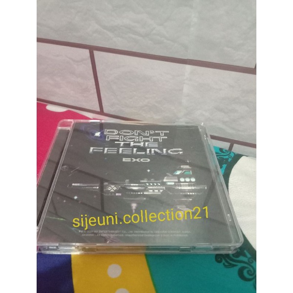 EXO Don't Fight The Feeling Jewel Case Only