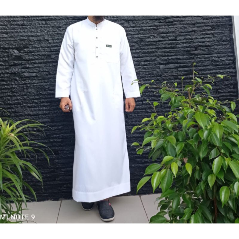 Jubah Dewasa Pria Katun Toyobo Lengan Panjang /Jubah Dewasa Pria