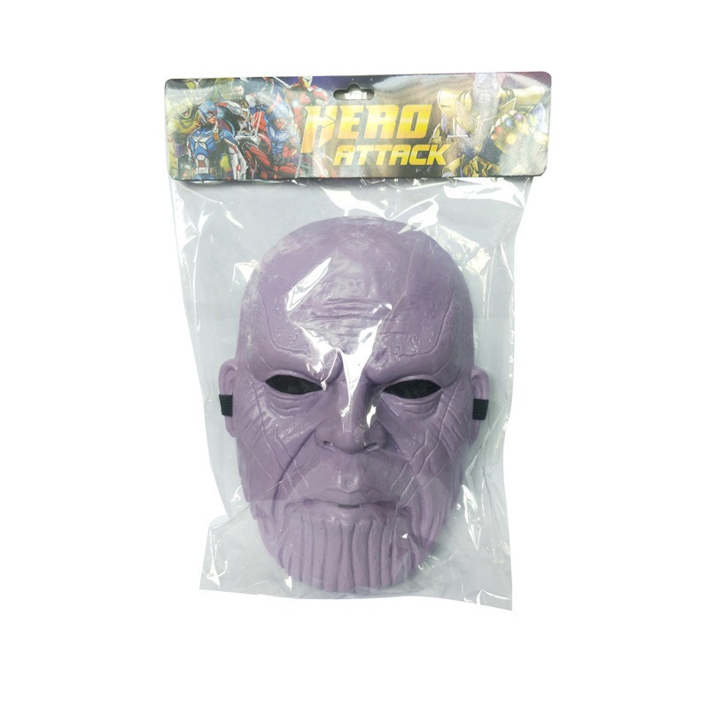 Topeng Karakter Marvel Thanos Dengan Lampu LED Untuk Cosplay Halloween