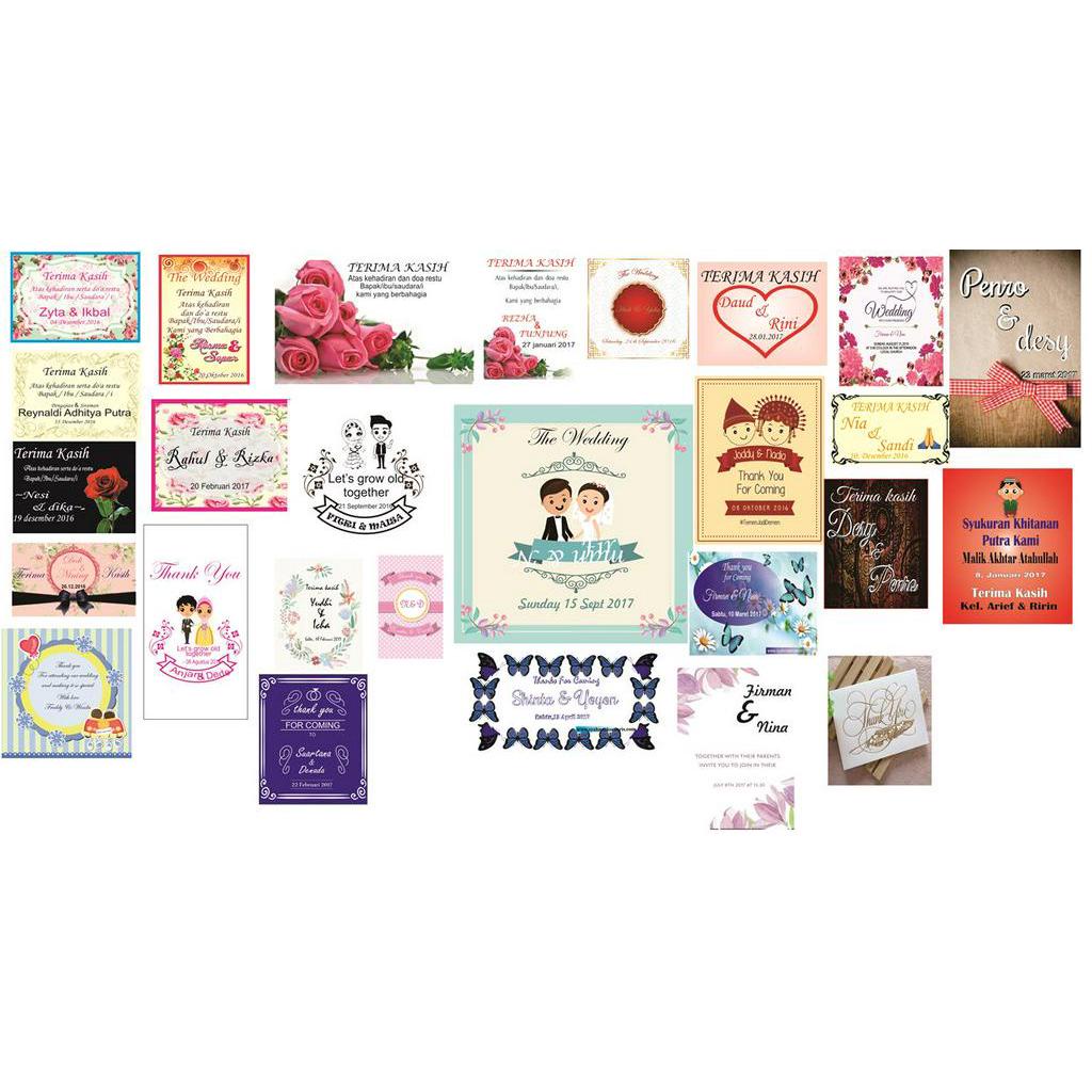 

Kartu Ucapan Terimakasih / Thanks Card Souvenir (Bisa Custom Design)
