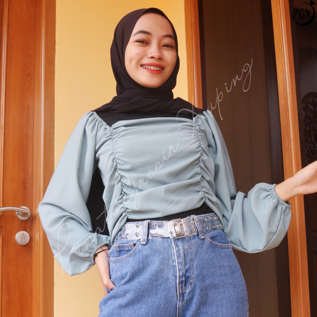 PGX Ring Belt Transparan Ikat Pinggang Korea Bening Sabuk Gesper Wanita IP062