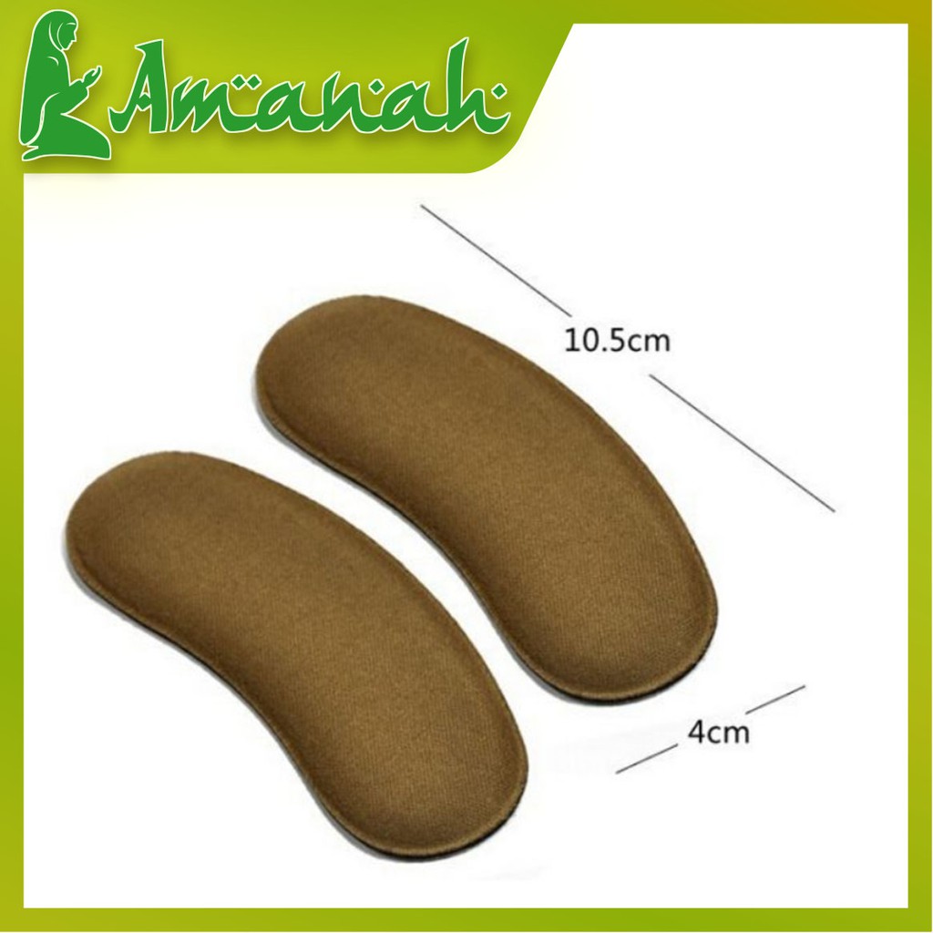 AS1206  Spons Pelindung Tumit Kaki Sepatu Hak Tinggi isi 2 pcs / Insole Pad Pelindung Tumit Sepatu