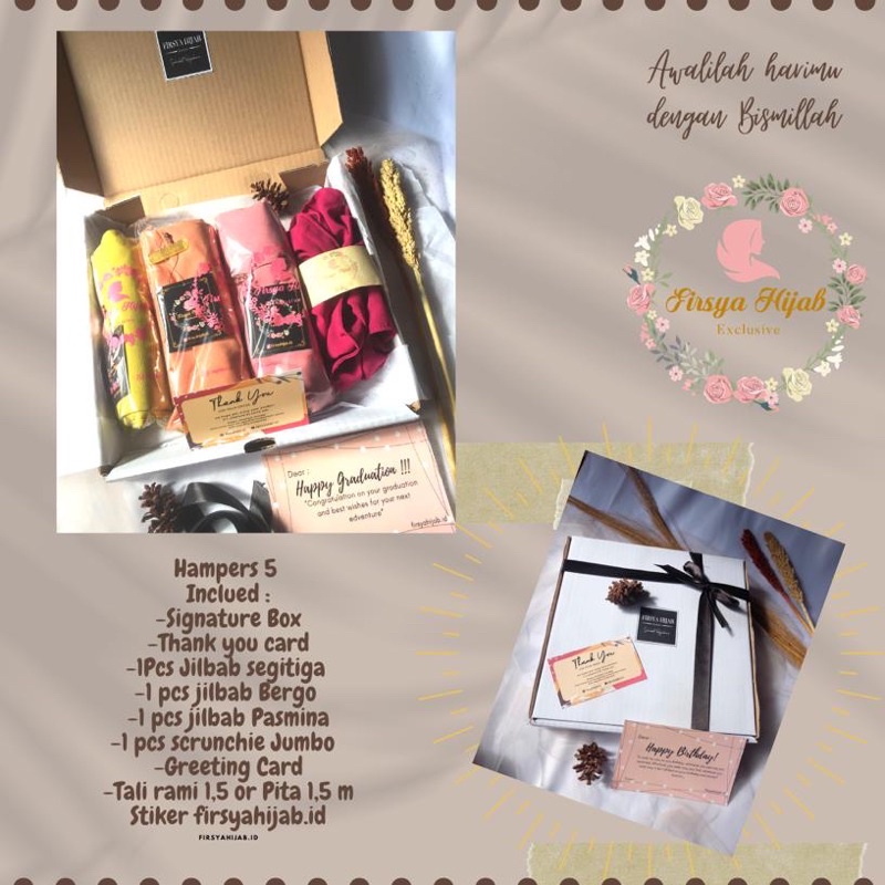 

HAMPERS KADO /BOX HAMPERS HADIAH/ HAMPERS JILBAB