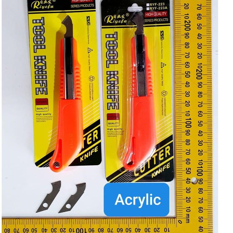 

【Ready】 Pisau Cutter Acrylic Pisau Pemotong akrilik
