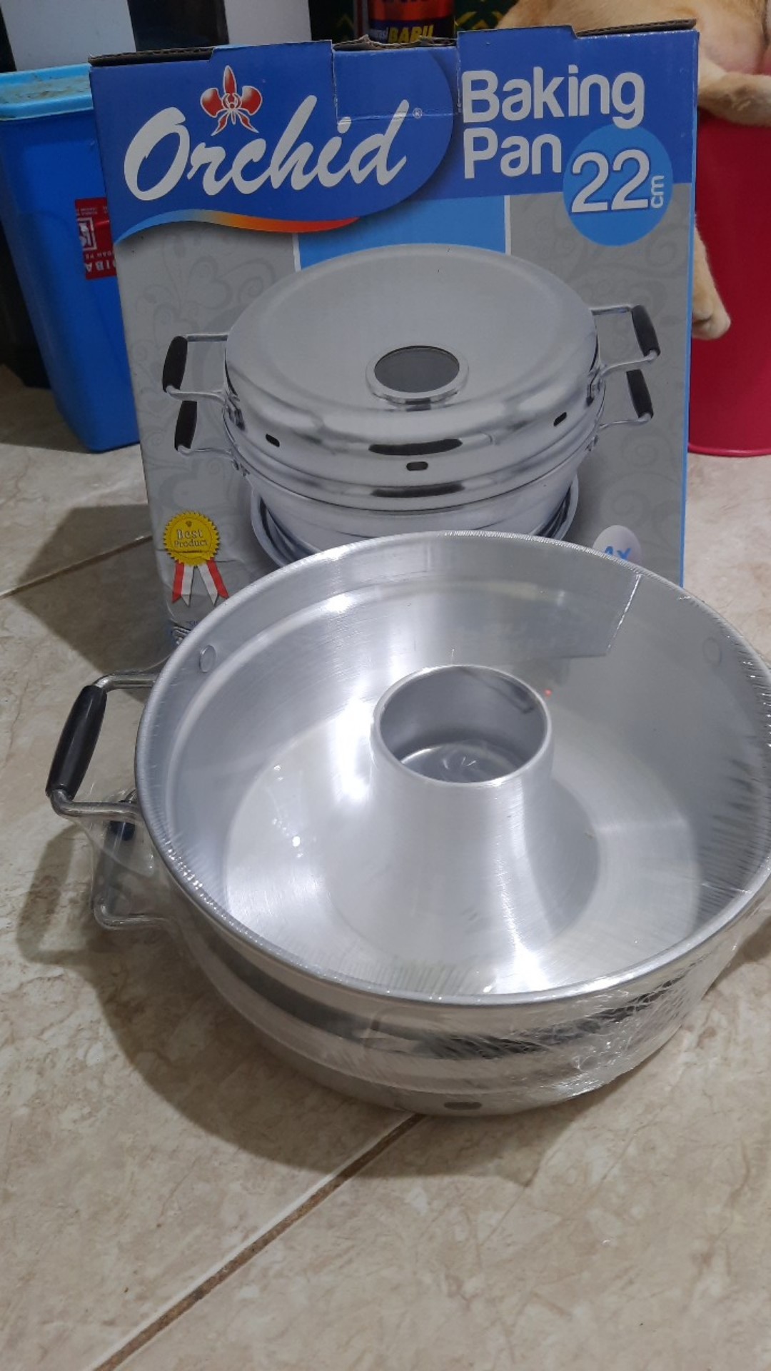 Baking Pan Orchid 22cm (4 Telur)