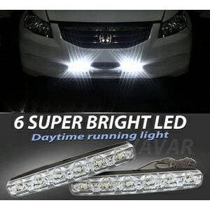 [FREE ONGKIR] lampu drl mobil 6 led
