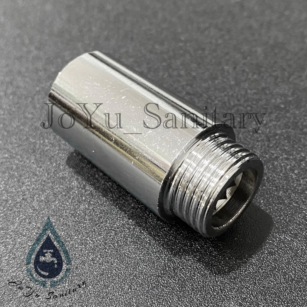 Sok kran panjang 5 cm 1/2 inch-fitting pipa sambungan pipa sock kran nepel sokran tebal stainles/X20