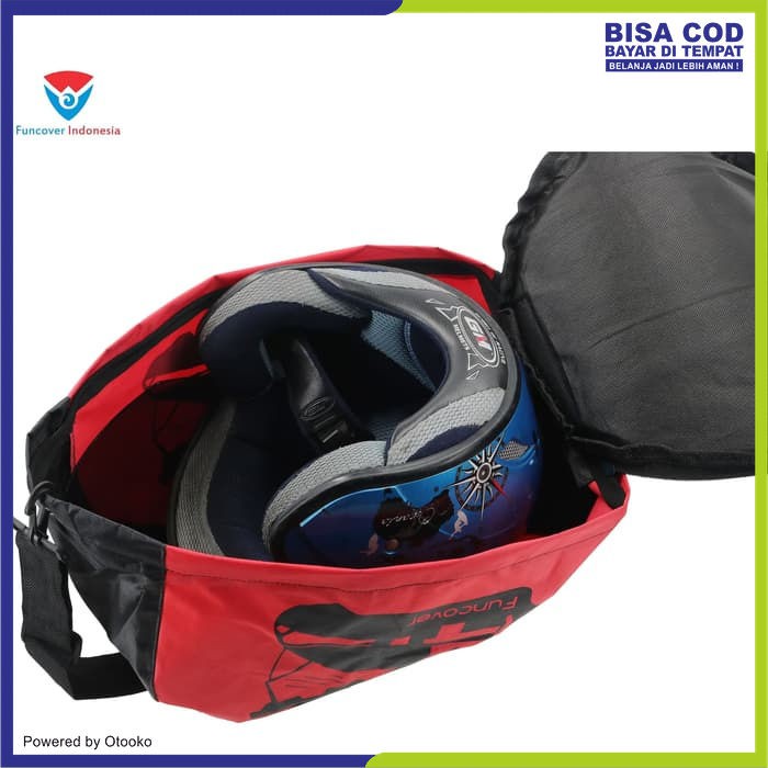 RainCoat COVER Sarung HELM anti air Jas Hujan Tas HELM Motor Funcover