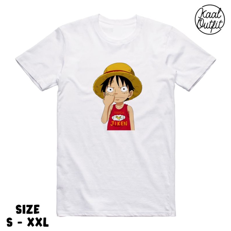 Kaos One Piece Luffy Ngupil