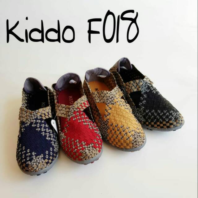 Sepatu Rajut KIDDO F018 Flat ORIGINAL