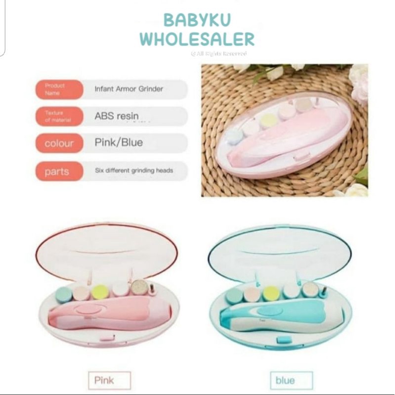 Baby nail trimmer electric / Gunting kuku bayi elektrik